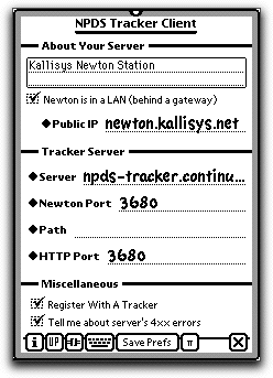 Tracker Client Setup